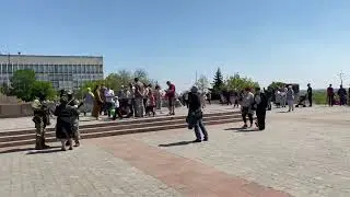 Обстановка в городе Херсон 9 мая Вечный Огонь