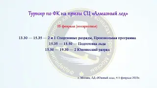 Турнир по ФК на призы СЦ «Алмазный лед» 5.02