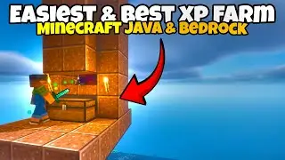 Best XP Farm in Minecraft 1.21 Java & Bedrock | Minecraft Easiest Mob XP Farm