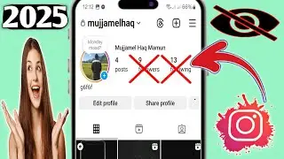 How To Hide Instagram Following And Followers List (Update 2025) | Hide Instagram Followers List