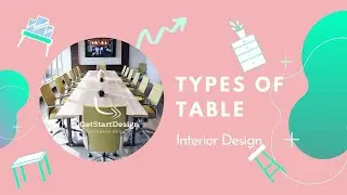 Types of table in interior design world
