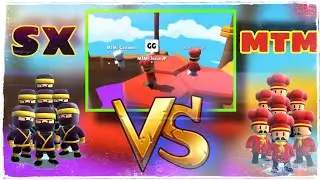 ☢️MTM vs SX☢️ duelo de clanes en STUMBLE GUYS / 