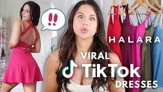 TESTING HALARA'S MOST POPULAR DRESSES! HALARA ACTIVE DRESSES TRY ON HAUL REVIEW! 