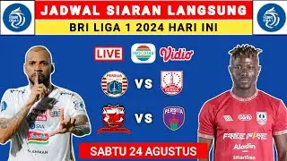 Jadwal BRI Liga 1 2024 Hari ini Live Indosiar - Persija vs Persis - Klasemen Terbaru Liga 1 2024