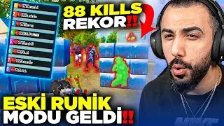 ESKİ RUNİK GÜÇ MODU GERİ DÖNDÜ!! 😮 88 KİLL ALDIK REKOR KIRDIK! | PUBG MOBILE