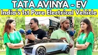 TATA AVINYA India's 1st Pure Electrical Vehicle | Pakistani Public Reaction