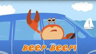 BEEP BEEP 🚌Learn animals  🚓 Nursery Songs For Kids 😸 Meow Meow Kitty Song