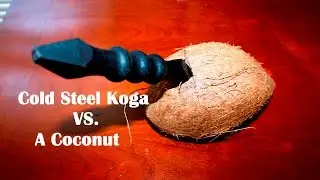 Cold Steel Koga vs  Coconut