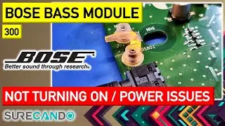 Bose Acoustimass 300 Wireless Bass Module Not turning on after Diode replaced. Repair  / Inspection