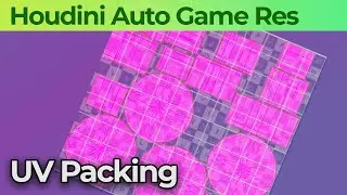 012 Houdini Auto UV Packing and Delete Attribute