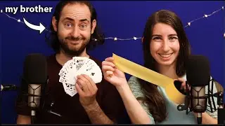 My BROTHER Tries ASMR!