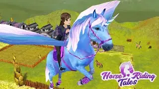 Крафтим седло для задания и прогоняем пегаса 🌺 Horse Riding Tales