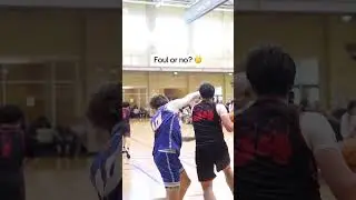 Foul or nah? #shorts #basketball