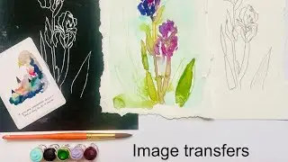 How to transfer an image onto paper, canvas, or wood panel.