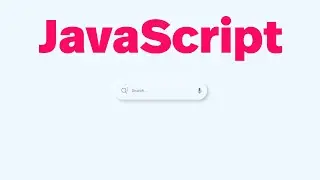 Create a Google Search animation in JavaScript.| Amin Coding.