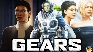 Gears of War Story Lore - All MINA JINN Cutscenes So Far! (Gears Cutscenes Movie)