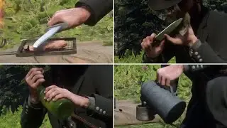 Red Dead Redemption 2 - Camp Crafting Animations