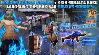 SOLO VS SQUAD PAKE BUNDLE INOSUKE + SKIN SCAR TERBARU!! AUTO 20 KILL!!