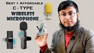 😍 Best C Type Wireless Microphone | Plug and Play C Type Mic | Unboxing & Review Lapel C Type Mic