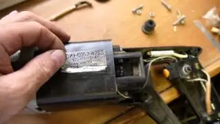 Ремонт электродрели ИЭ-1035  16 мм. n-600 об.мин. 420 Вт. 1998 г.