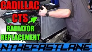 ▶️ Cadillac CTS Radiator Replacement🔧