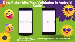 start date end date validation calendar in android kotlin