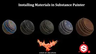 Installing Materials In Substance Painter/ Instalar materiales en Substance Painter.
