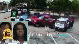 Dallas Police Shoot Armed Suspect After Stolen Pickup Truck Rams Cruisers