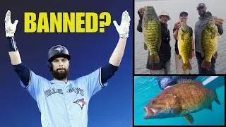 Fishing Simcoe Bass + Toronto Blue Jays (BRANDON BELT)