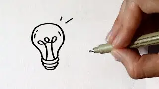 Zo teken je een Gloeilamp (idee)! | Doodle Dag #38