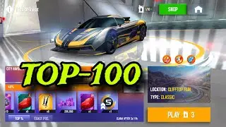 Asphalt 8, Trick or Treat Clifftop Run Koenigsegg Jesko Absolut Top-100