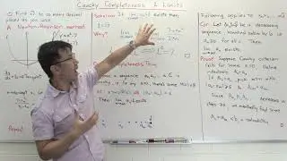 Cauchy Completeness and existence of limits.
