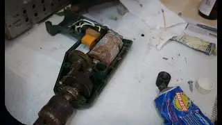 Антикварный аккумуляторный 2-х скоростной шуруповерт Bosch mod.  PBM 7 2 VE made in Swinderland.