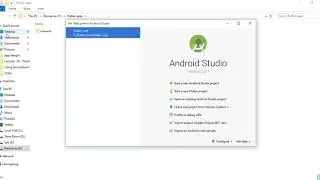 02 Flutter basic : Create and run the application using android studio