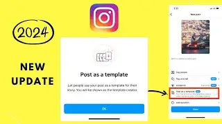 Template in Instagram Feed post | Instagram Template 2024 update