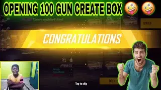 Opening 100 Gun Skin Box's with Face Cam| Garena Free Fire || Galatta Gamer
