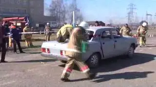 Соревнования по проведению аварийно-спасательных работ при ликвидации ДТП