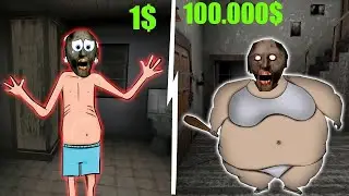ХУДАЯ БАБКА ГРЕННИ ЗА 1$ ПРОТИВ ТОЛСТОЙ БАБКИ ГРЕННИ ЗА 1000000$ В МАЙНКРАФТ ТРОЛЛИНГ GRANNY
