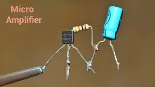Make a mini Amplifier by using C1815 single Transistor