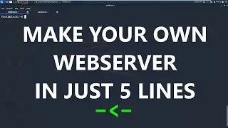 Make your Own Webserver In Just 5 lines | SimpleHTTPServer using python   kali Linux