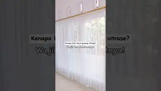 MANFAAT MEMASANG GORDEN VITRASE #shorts
