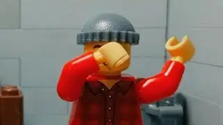Bottle Flip in Lego / Бутылка Воды Лего Челлендж