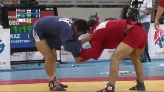 SAMBO WC 2016 57kg  CHIDRASVILI VAKHTANGI GEO   BAIBATYROV YERBOLAT KAZ