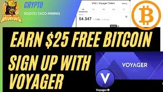 Get $25 Free Bitcoin By Signing up with Voyager