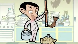 Mr Bean em Português | Limpeza de primavera | Dos desenhos animados | Cartoons Para Crianças