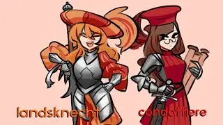 Landsknecht 🇩🇪 & Condottiere 🇮🇹 | comic by Centurii