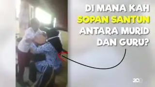 Heboh! Beredar Video Seorang Siswa Melawan Gurunya