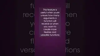 How can you pass unlimited parameters to a 