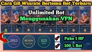 New bugs!! How to GB Wr Classic Meet the Newest Unlimited Bot 2022 Mobile Legends Using 1 HP