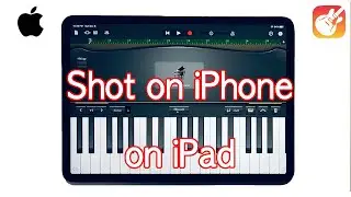 Shot on iPhone Meme on iPad (GarageBand/개러지밴드)